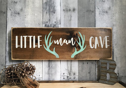 Man Cave Signs for the Little Guy