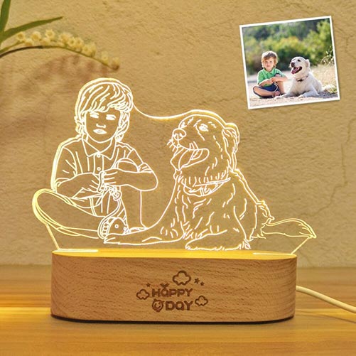 10 year old gift ideas- Personalized Lamps