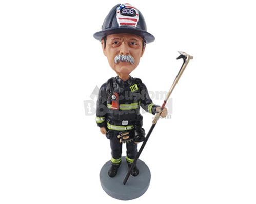 Custom Fireman Bobblehead