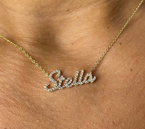 Diamond Personalized Necklace