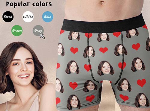 Personalized Photo Boxers