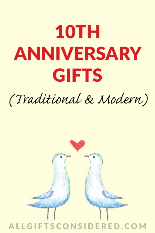 10th Anniversary Gifts