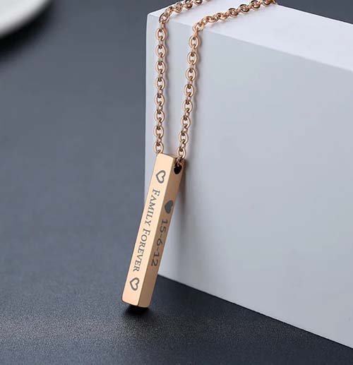 Personalized Stainless Steel Jewelry