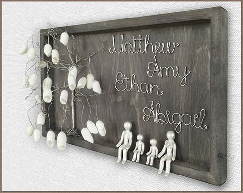 Silk Family Tree Frame