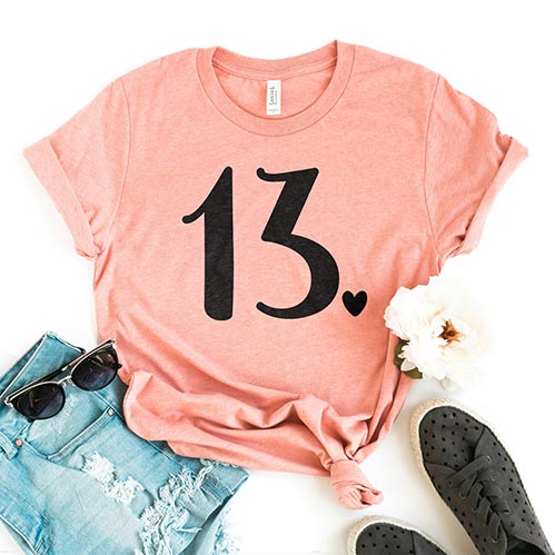 13 birthday gifts 13 shirt