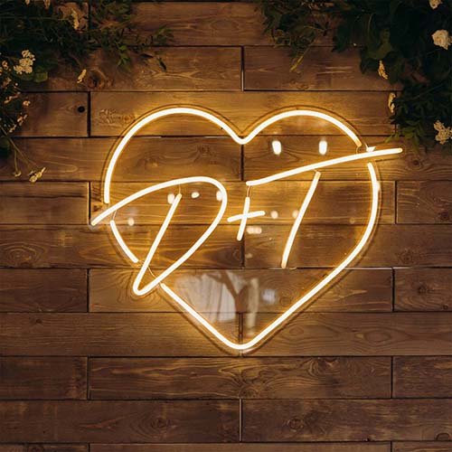Personalized LED Love Sign