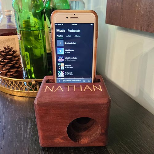Engraved Phone Speakers