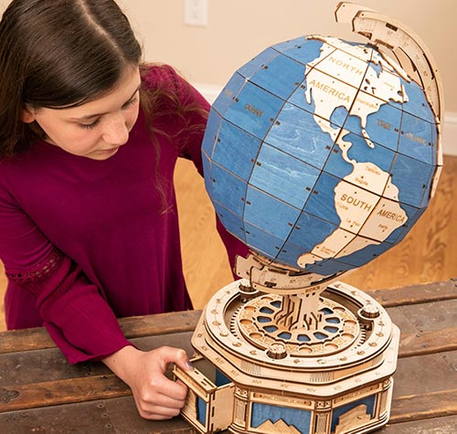 Wooden Globe Puzzle