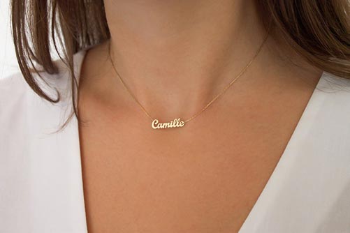 Personalized Golden Necklace