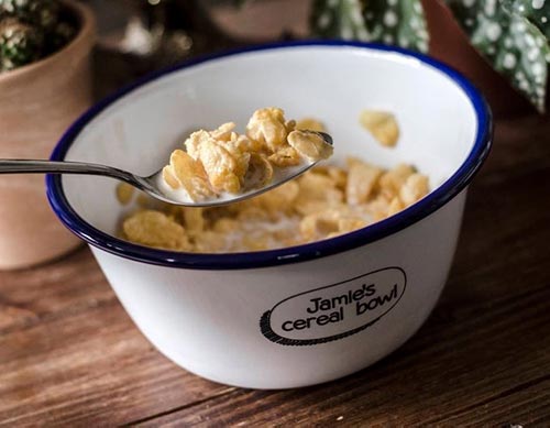 Engraved Cereal Bowl