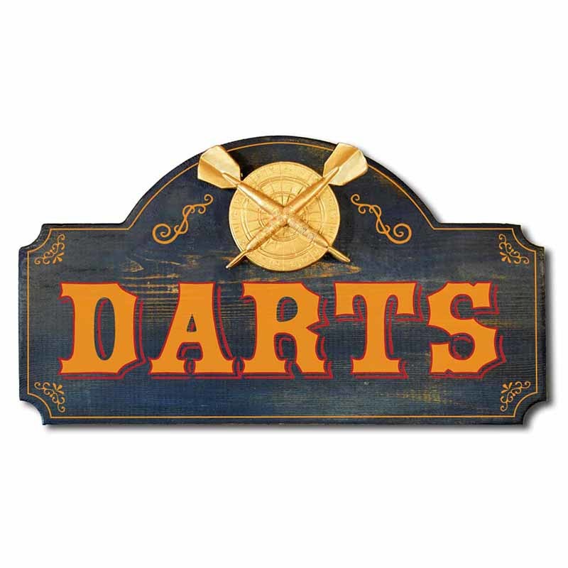Man Cave Sign with Darts Theme