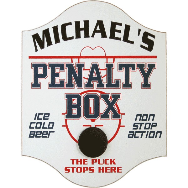 Custom Penalty Box Hockey Pub Sign