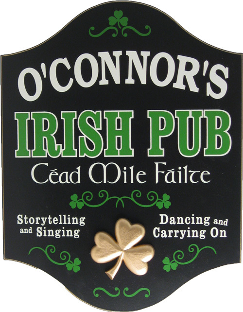 Irish Man Cave Signs