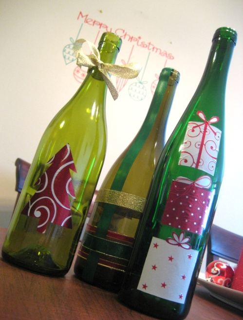 Wine Bottle Easy Gift Wrap