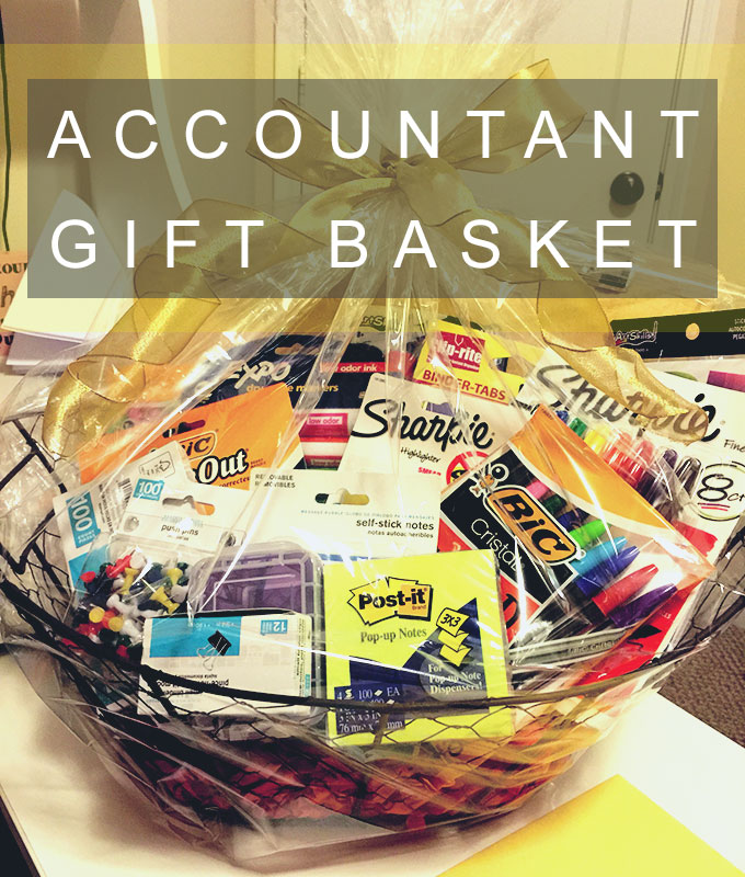 Office Supplies Gift Basket