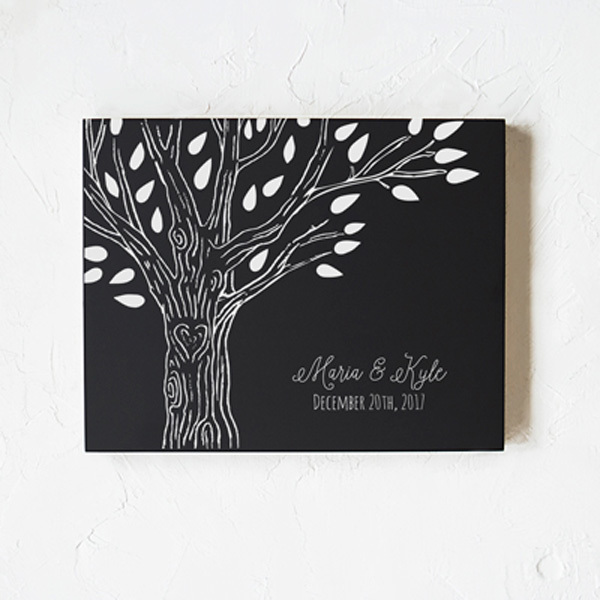 Custom Chalkboard with Family Tree