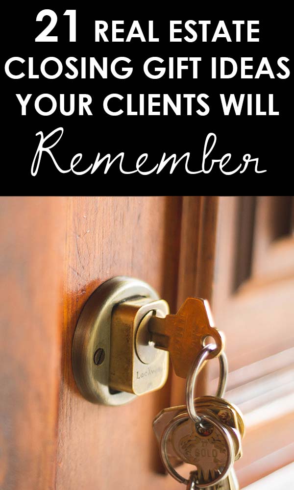 21 Real Estate Closing Gifts (Your Clients Will Remember