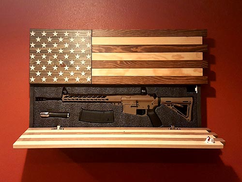 AR 15 Gun Concealment Cabinet