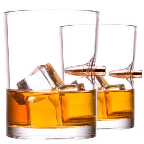 "Bulletproof" Shot Glasses - Gifts for Gun Collectors