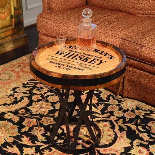 Personalized Barrel Coffee Table