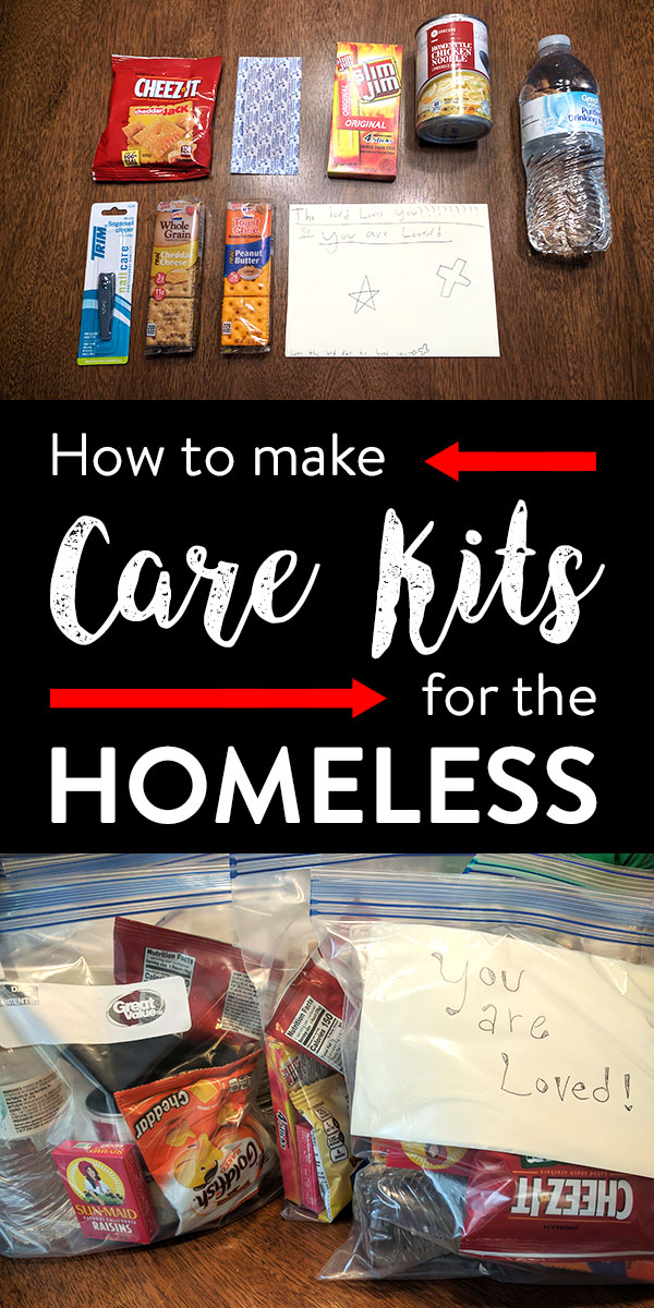Ideas for making homeless care packages