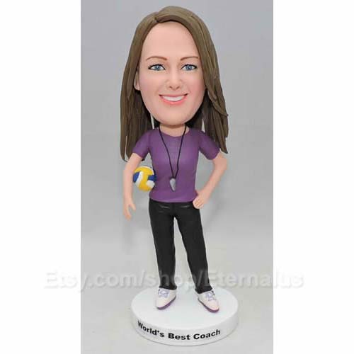 Sports Coach Custom Bobblehead Doll