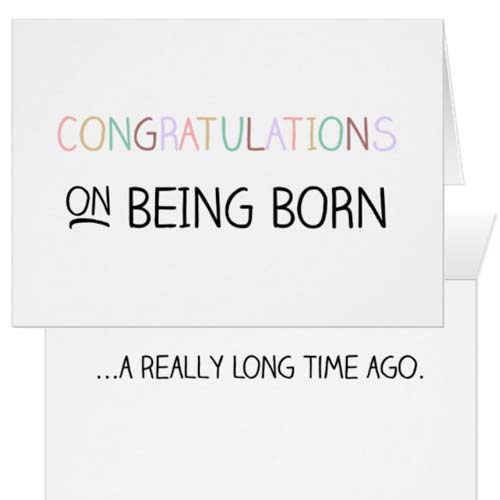Funny Rude Birthday Card Only C*ts Are Born In November