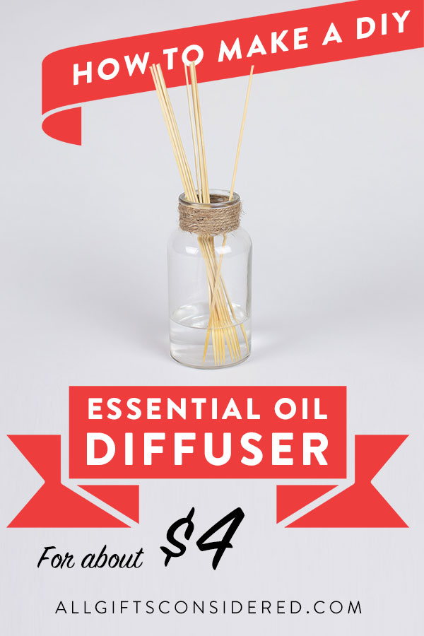 DIY diffuser with bamboo skewers