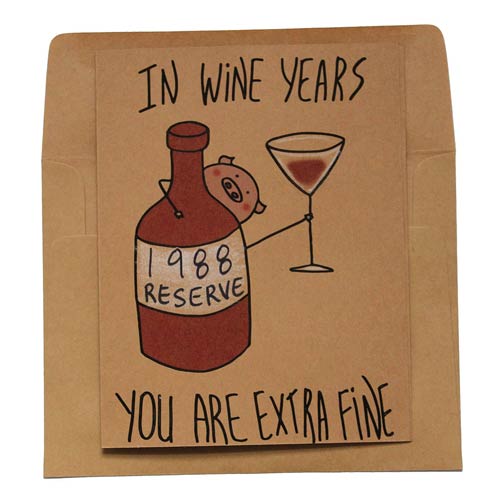 Funny DIY Birthday Card Ideas - Fine Wine