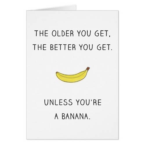 Beautiful 15 Birthday Card Banana