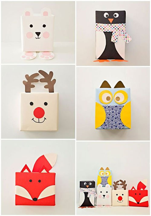 Cute Animal DIY Gift Wrap Tutorials - All Gifts Considered