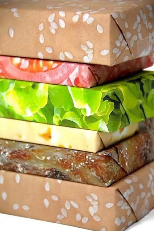 Cheeseburger Wrapping Paper