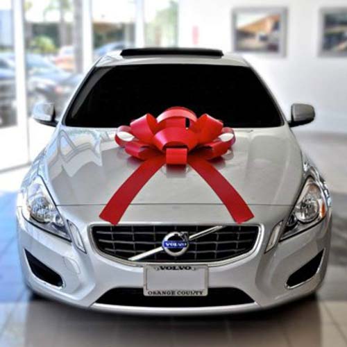 Use car bows to present your present!