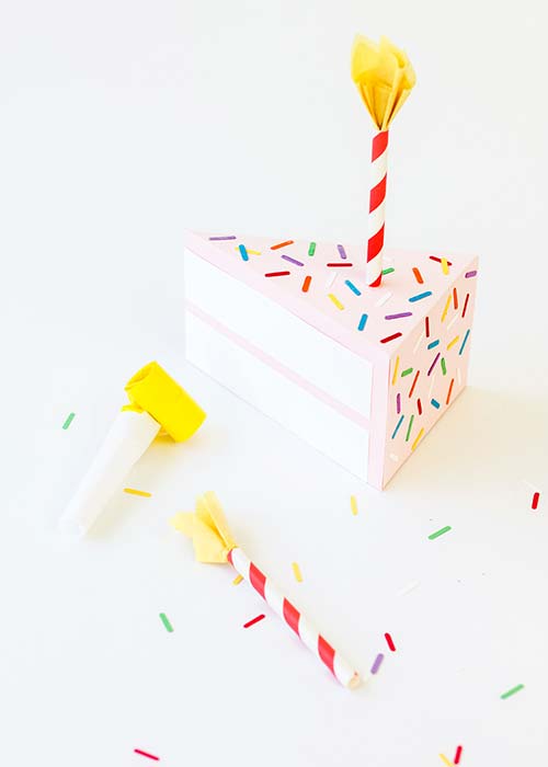 DIY Tutorial: Birthday Cake Gift Box