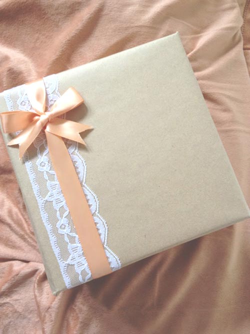 large gift wrap bow