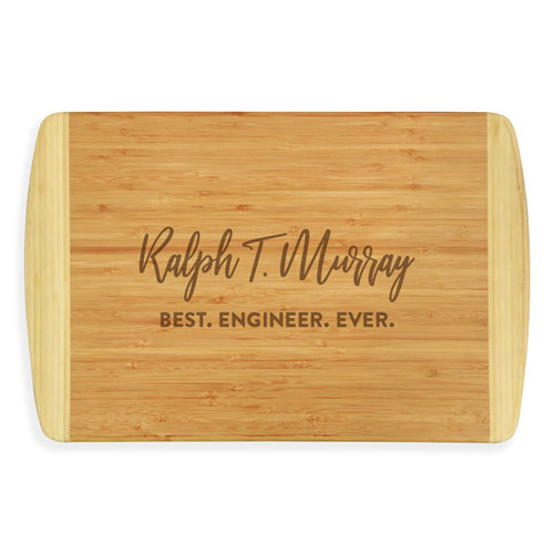 Custom Engraved Cutting Board Engineer Gifts