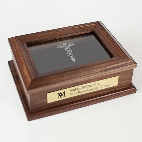 Personalized Keepsake Box Retirement Gift for CRNA Medical Professionals