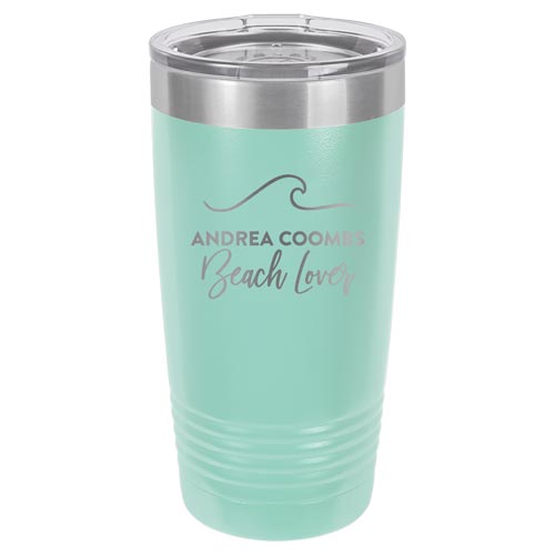 Beach Lover Tumbler - Custom Engraved