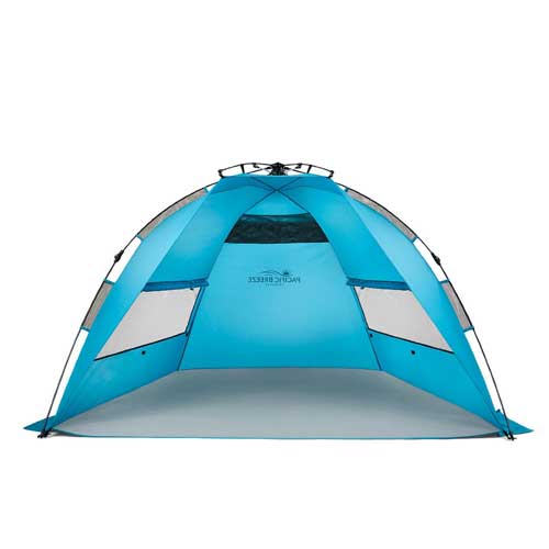 Easy set up beach shade tent