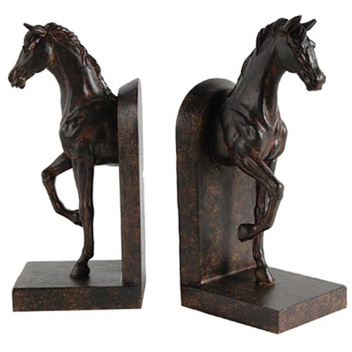 Beautiful horse bookends