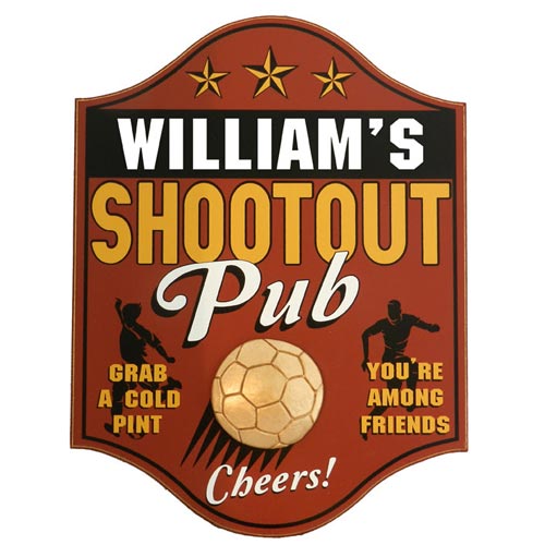 Soccer Coach Gifts - Personalized Pub Sign