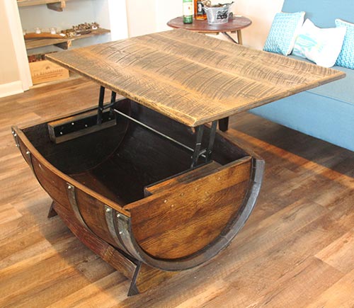 10 great whiskey barrel tables