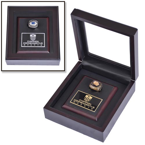 Wood Championship Ring Display Box