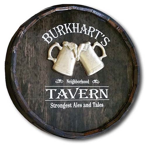 Custom Barrel Head Signs - Gift Ideas for Men