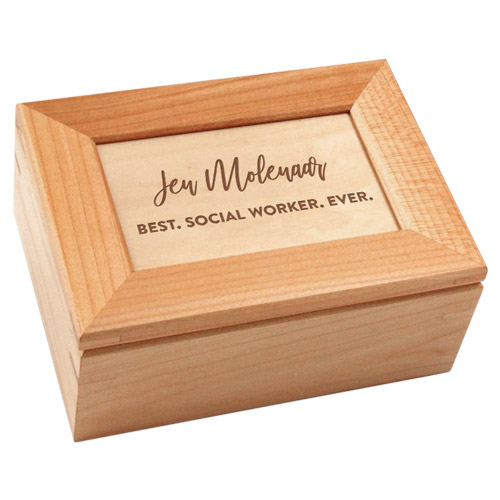 Social Worker Gifts - Personalized Keepsake Box