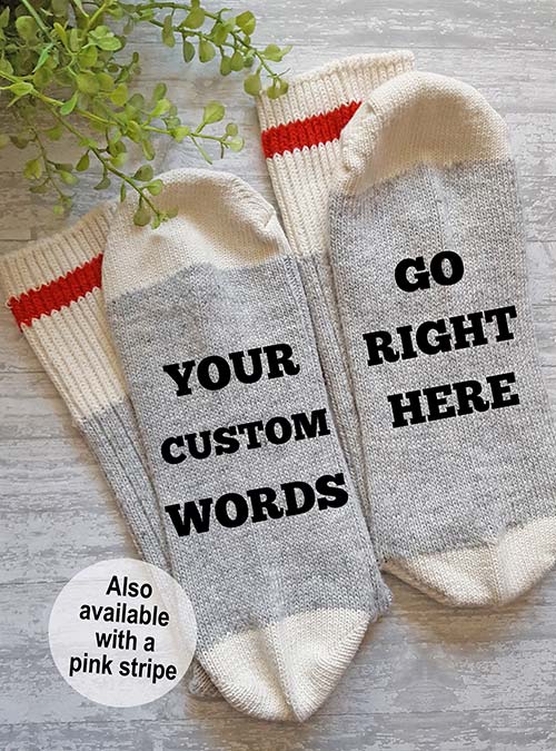 personalized socks for father's day