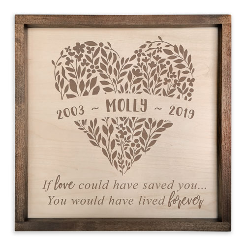 Pet Memorial Gifts - Personalized Plaque