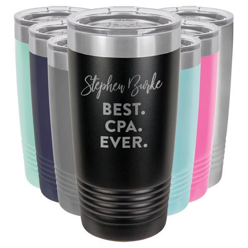 BEST CPA EVER Personalized Tumbler