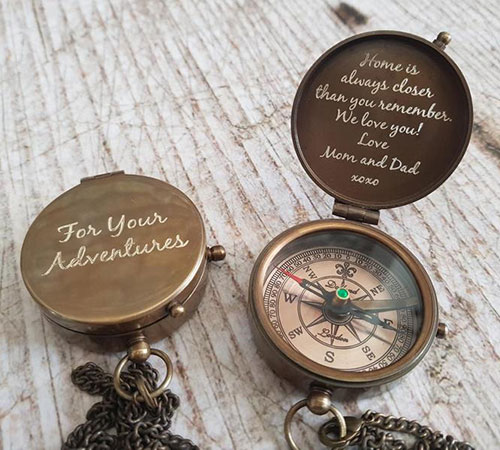 Personalized Compass Birthday Gift Ideas