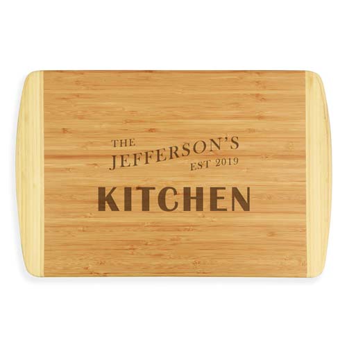 Custom Engraved Bamboo Cutting Board